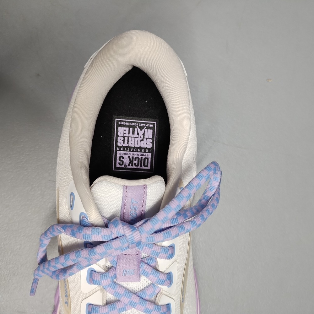 Brooks Women's Athletic Shoes in Cream and Purple - Picture 12 of 13